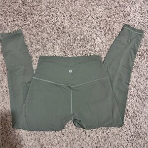 Lululemon Athletica Olive Green Leggings Align High Rise Rise 23”